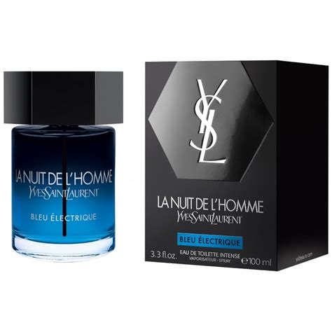 yves saint laurent ysl la nuit de l'homme bleu electrique